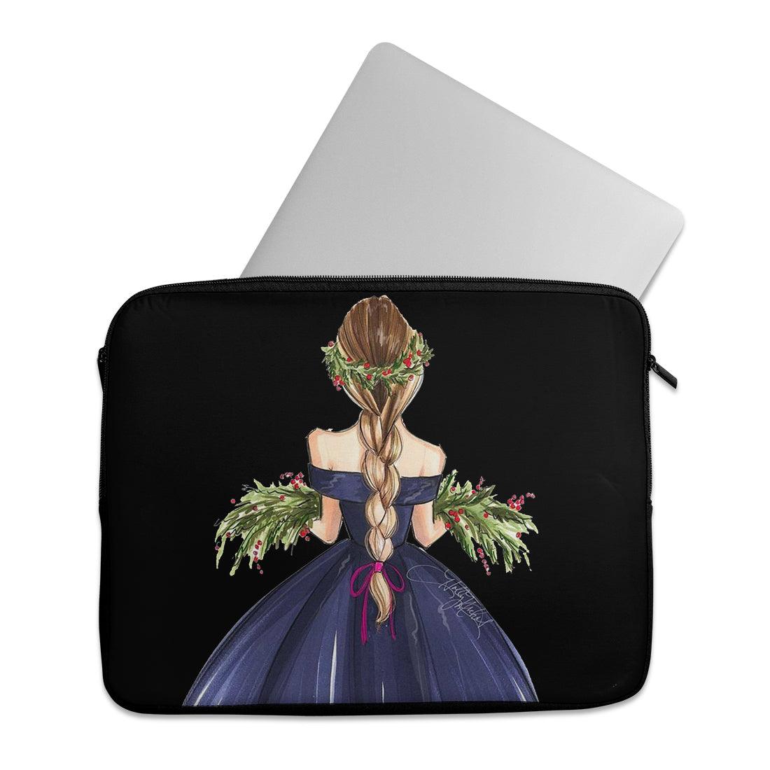 Laptop Sleeve Christmas Girl