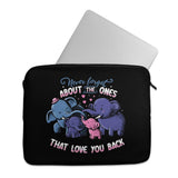 Laptop Sleeve Never forget – جراب لابتوب مكتوب عليه – ECADRA