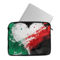 Laptop Sleeve Palestine heart