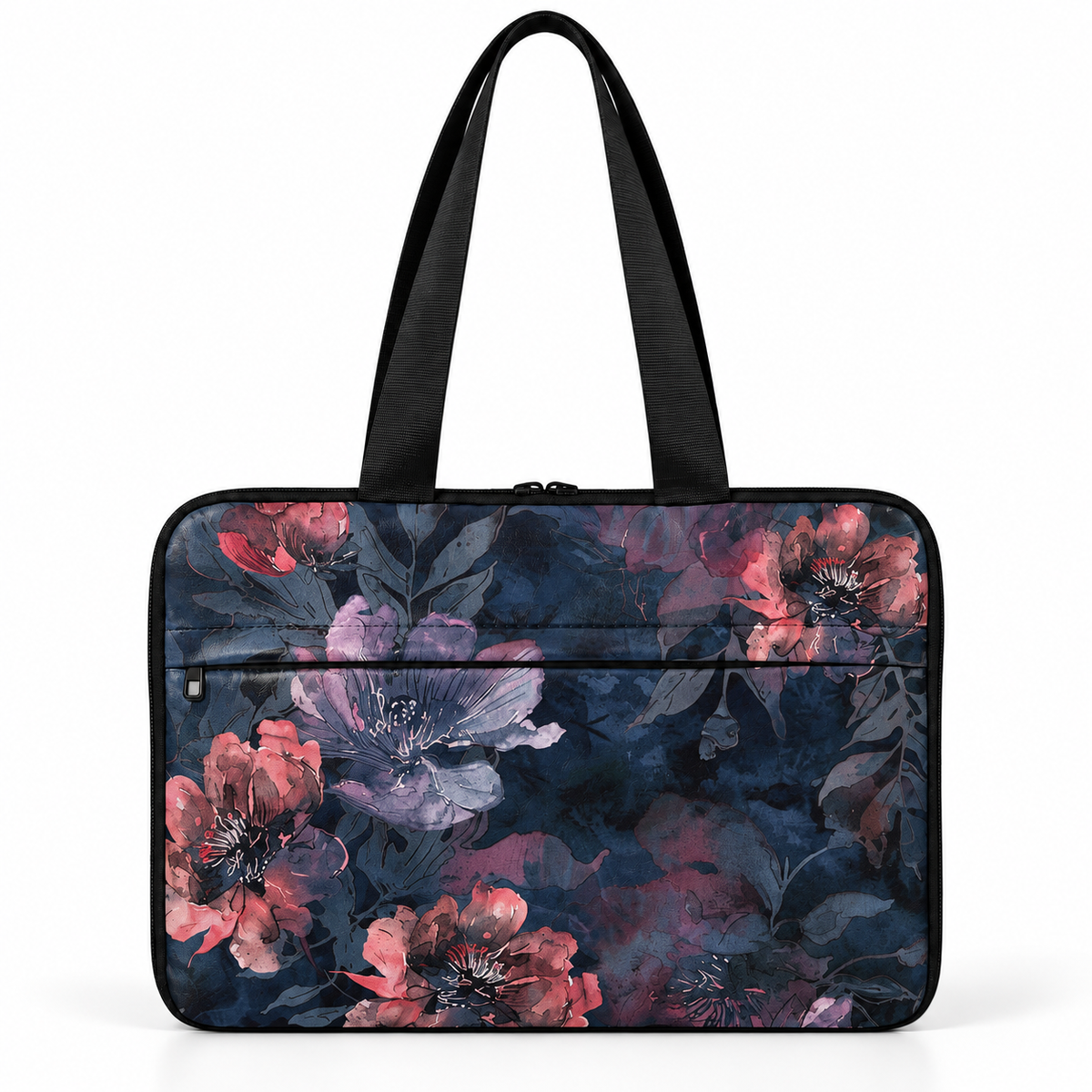 Deadline Laptote – Dark Pattern – laptop tote bag for women, Dark Pattern print – شنطة لابتوب حريمي كتف – ECADRA