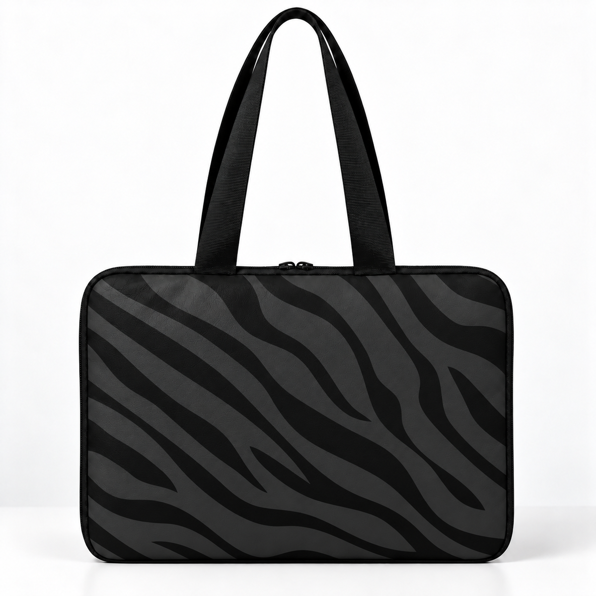 Deadline Laptote – Grey Zebra – back view – ECADRA