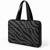Deadline Laptote – Grey Zebra – three-quarter view – ECADRA