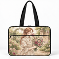شنطة لابتوب حريمي كتف Deadline Laptote – Victorian Rose Garden