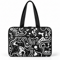 Deadline Laptote – Black & White Abstract