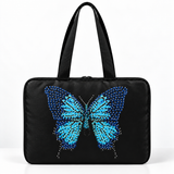 Deadline Laptote – Blue Butterfly – back view – ECADRA