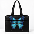 شنطة لابتوب حريمي كتف Deadline Laptote – Blue Butterfly