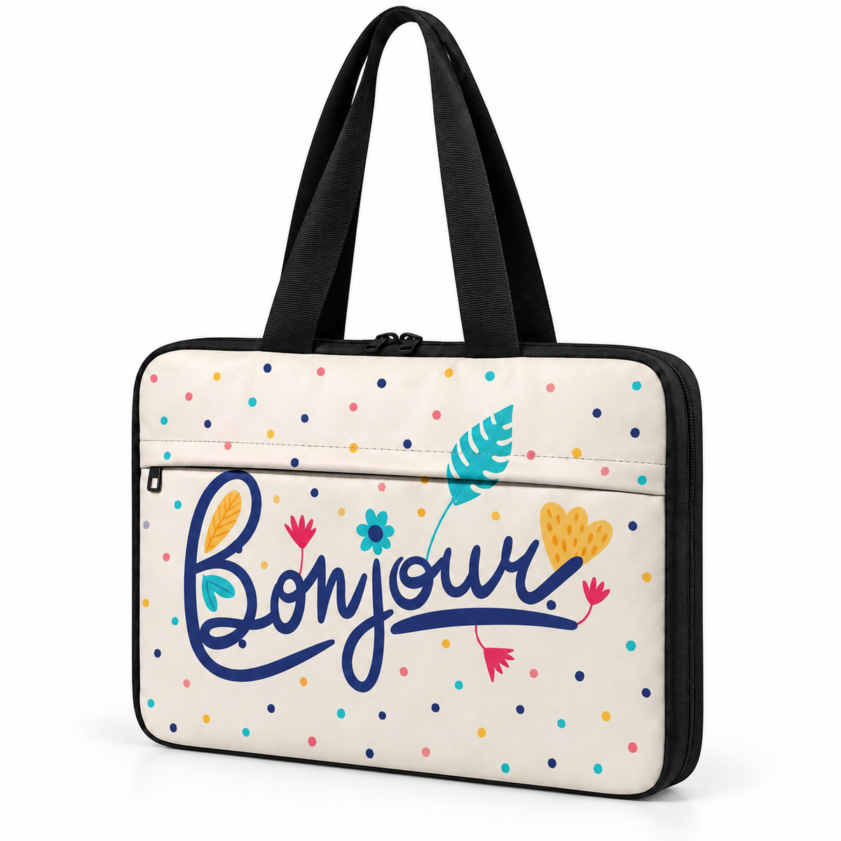 Deadline Laptote – Bonjour – three-quarter view – ECADRA