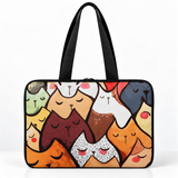 Deadline Laptote – Cute Cats – back view – ECADRA
