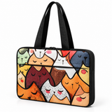 Deadline Laptote – Cute Cats – three-quarter view – ECADRA