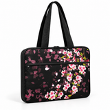 Deadline Laptote – Flowers – three-quarter view – ECADRA