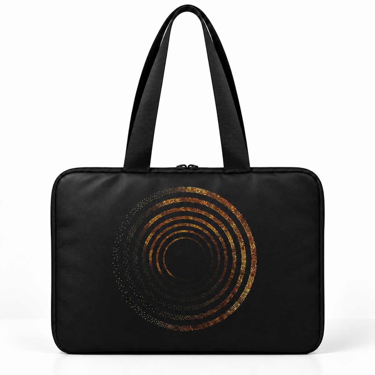 Deadline Laptote – Golden Circled – back view – ECADRA
