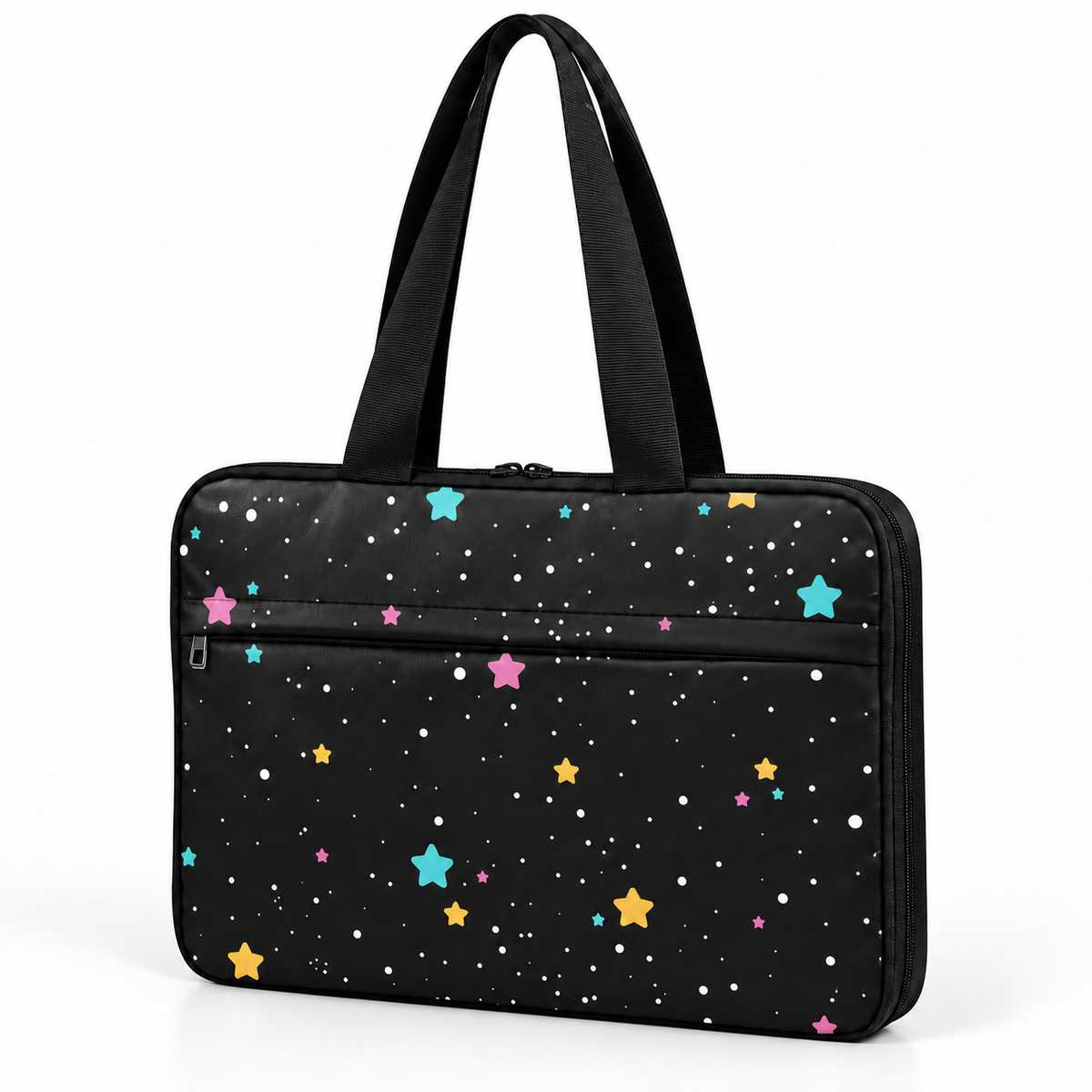 Deadline Laptote – Outer Space Stars – three-quarter view – ECADRA