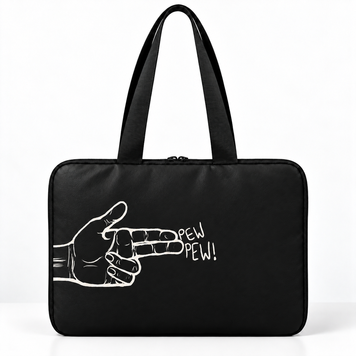 Deadline Laptote – PEW PEW – back view – ECADRA