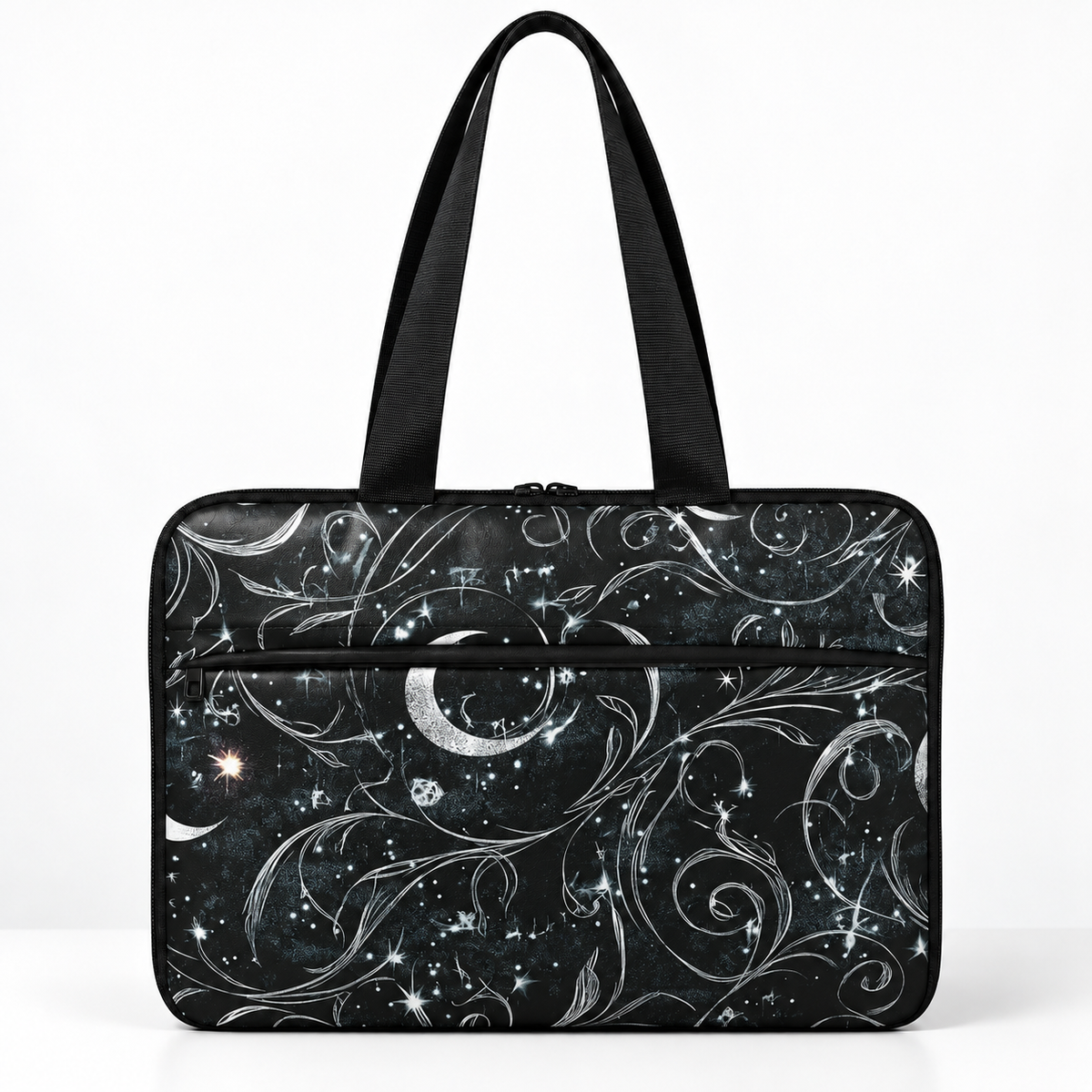 Deadline Laptote – Sands & Stars – laptop tote bag for women, Sands & Stars print – شنطة لابتوب حريمي كتف – ECADRA