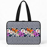 Deadline Laptote – Spotted Floral – back view – ECADRA