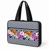 Deadline Laptote – Spotted Floral – three-quarter view – ECADRA