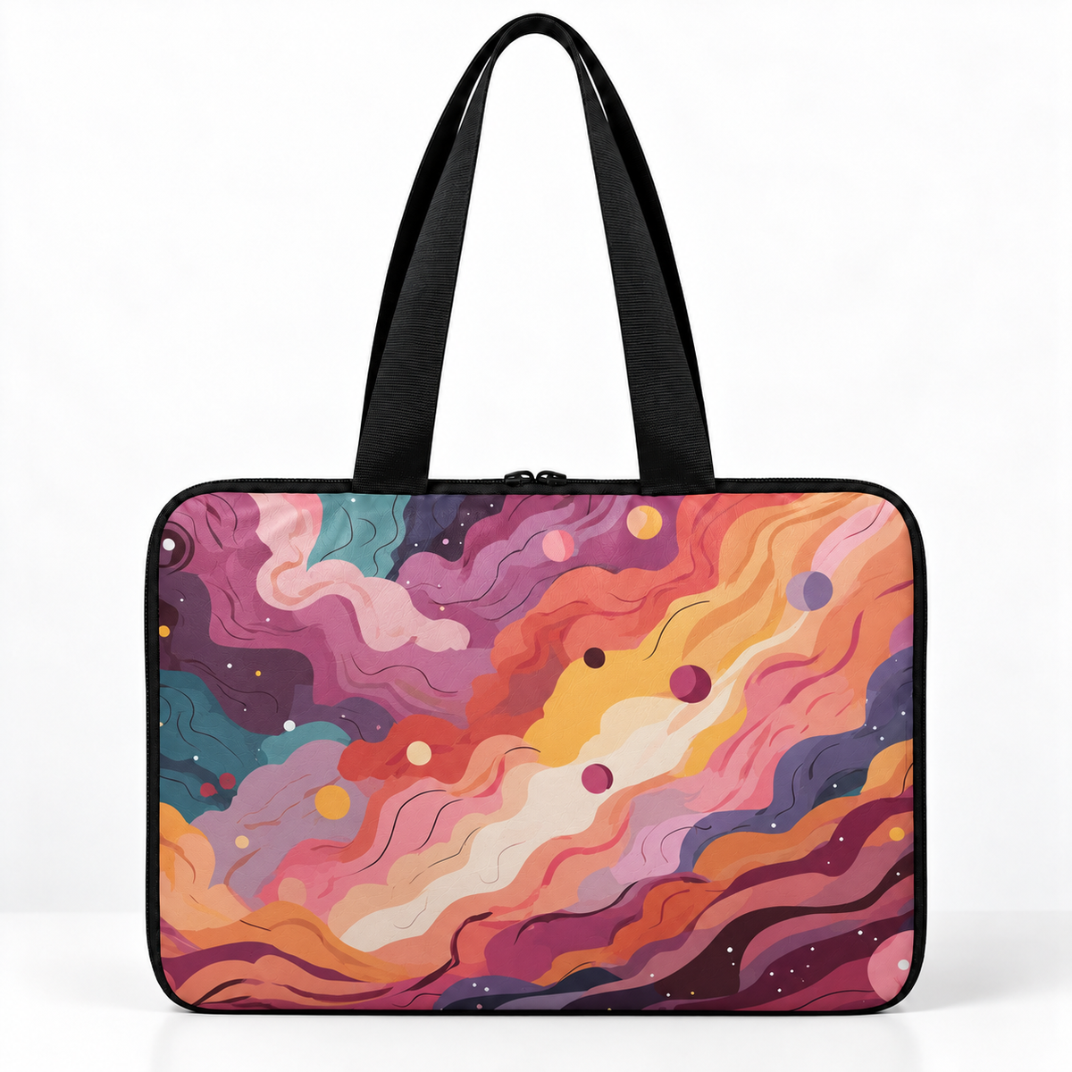 Deadline Laptote – Wavy Sky – back view – ECADRA