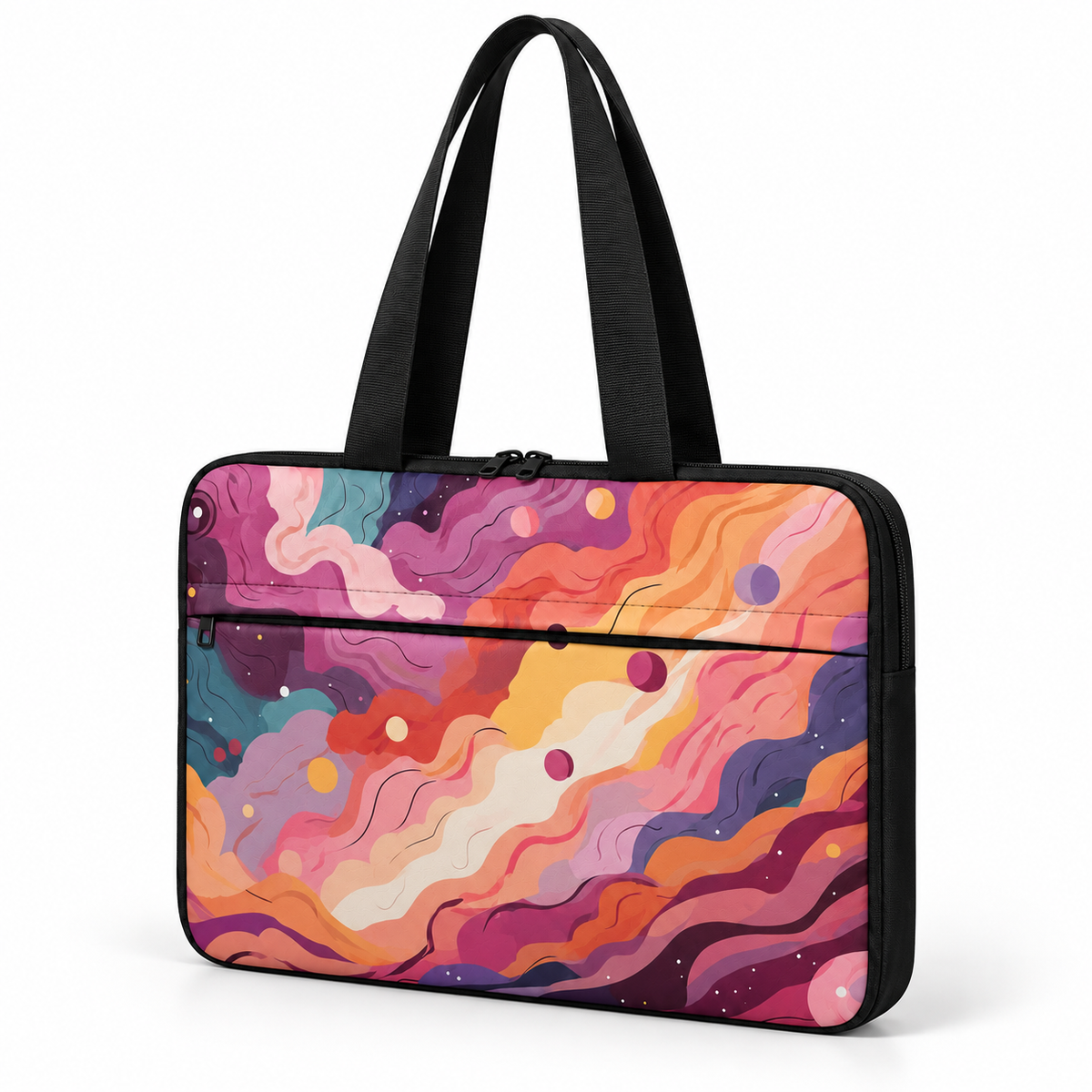 Deadline Laptote – Wavy Sky – three-quarter view – ECADRA