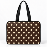 Deadline Laptote – Mocha Dots – back view – ECADRA