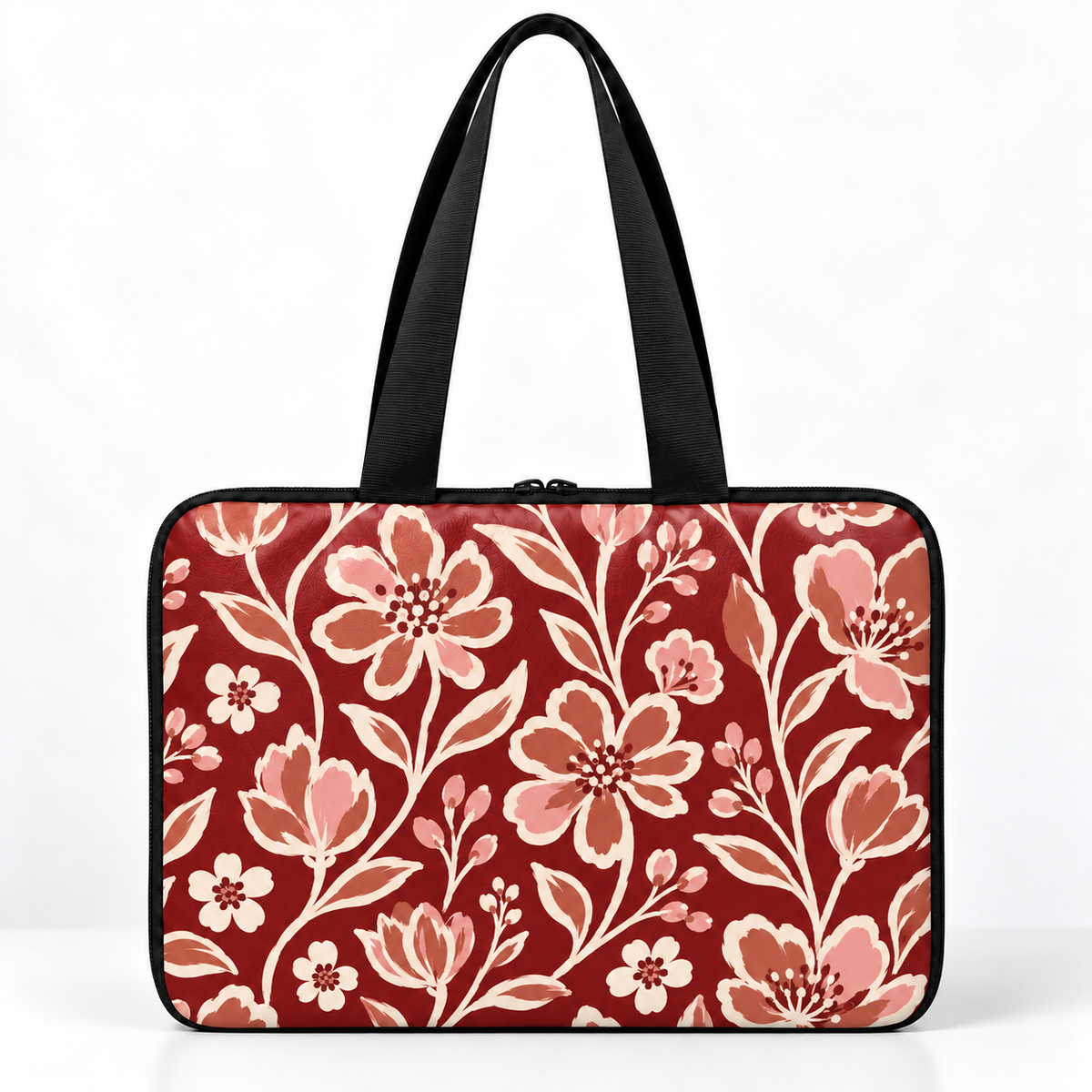 Deadline Laptote – Stencil Floral – back view – ECADRA