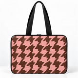 Deadline Laptote – Houndstooth Candy – back view – ECADRA