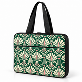 Deadline Laptote – Deco Emerald – three-quarter view – ECADRA