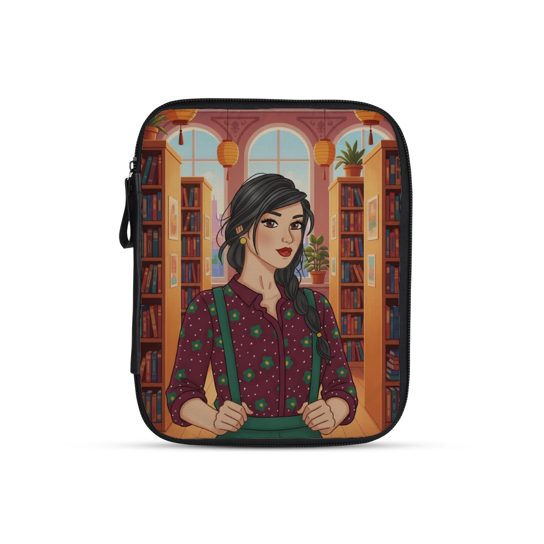 let's read design printed on a tablet sleeves — ECADRA