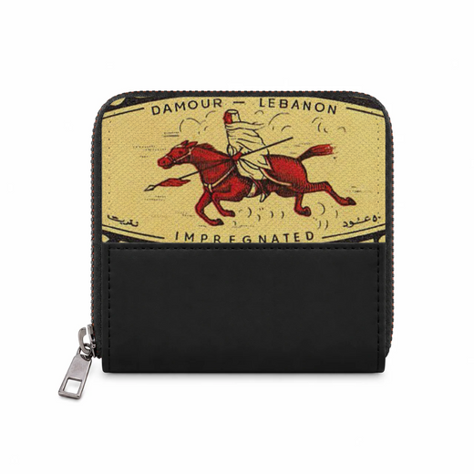 Lucky Drift Zip Wallet – محفظة حريمي برسمة رسمة فينتدج – ECADRA