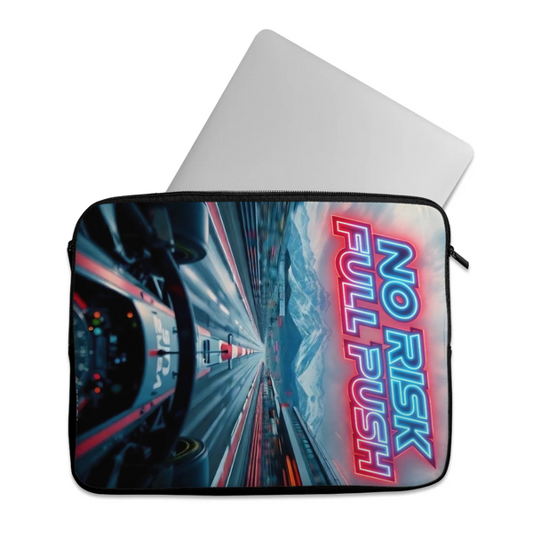 Lunar Odyssey Racing Formula 1 design printed on a laptop sleeves — ECADRA