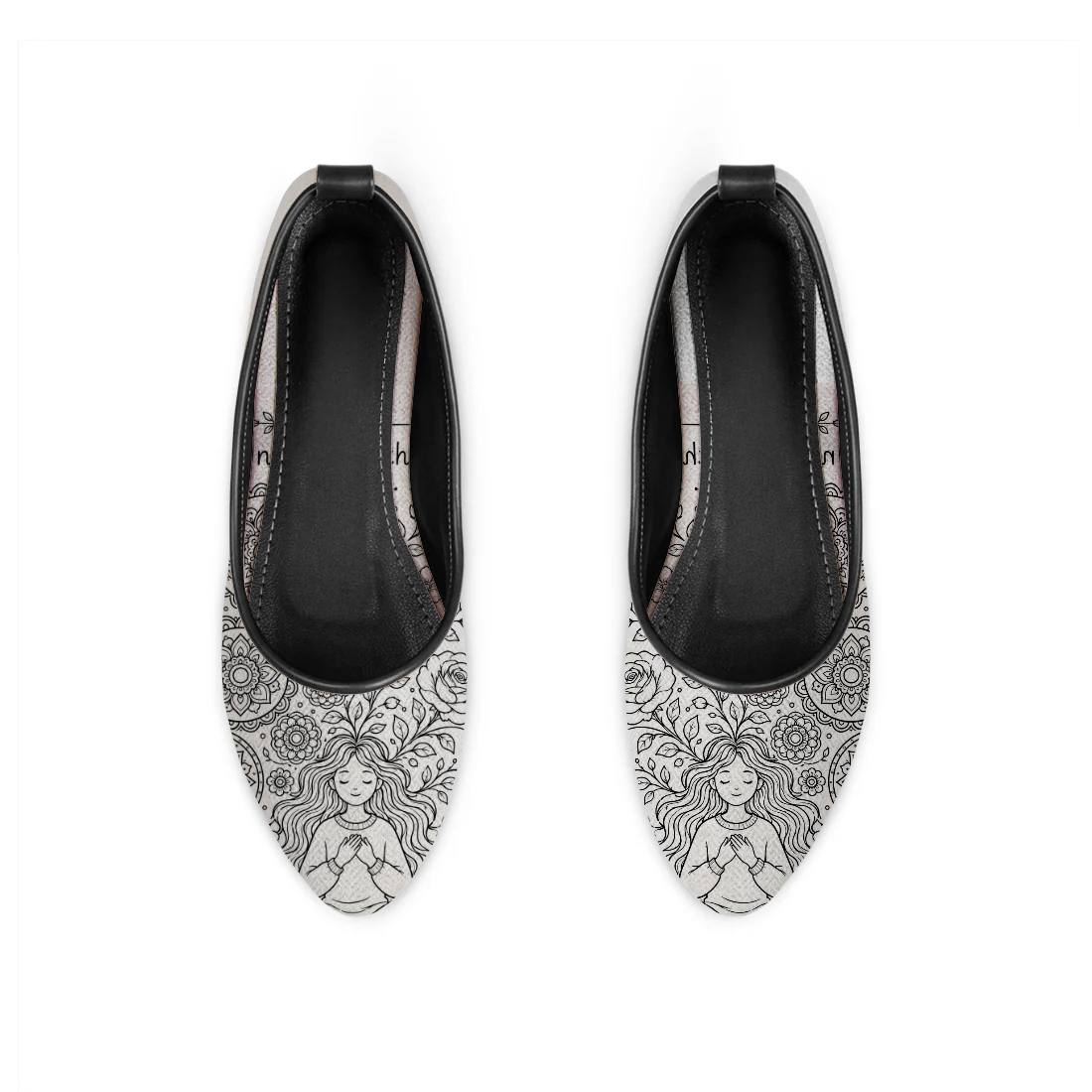 Mandela Girl design printed on a footwear — ECADRA
