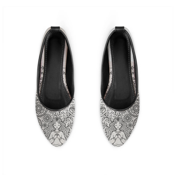Mandela Girl design printed on a footwear — ECADRA
