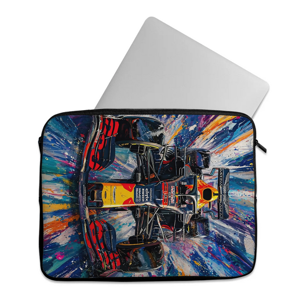 Midnight Glow design printed on a laptop sleeves — ECADRA