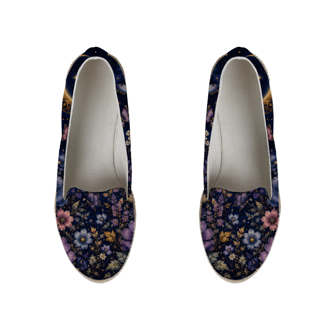 Moonlight Garden women design printed on a footwear — ECADRA