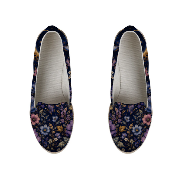 Moonlight Garden women design printed on a footwear — ECADRA