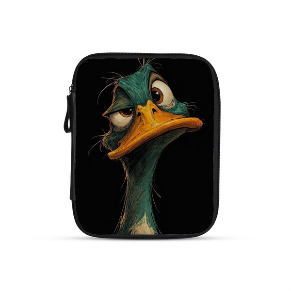 Noir Odyssey design printed on a tablet sleeves — ECADRA
