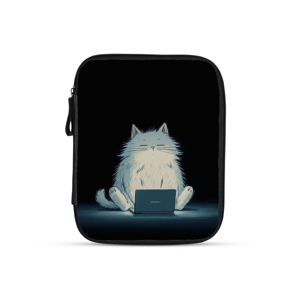 Noir Tempest design printed on a tablet sleeves — ECADRA