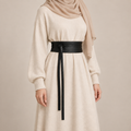 Matte Obi Wrap Belt