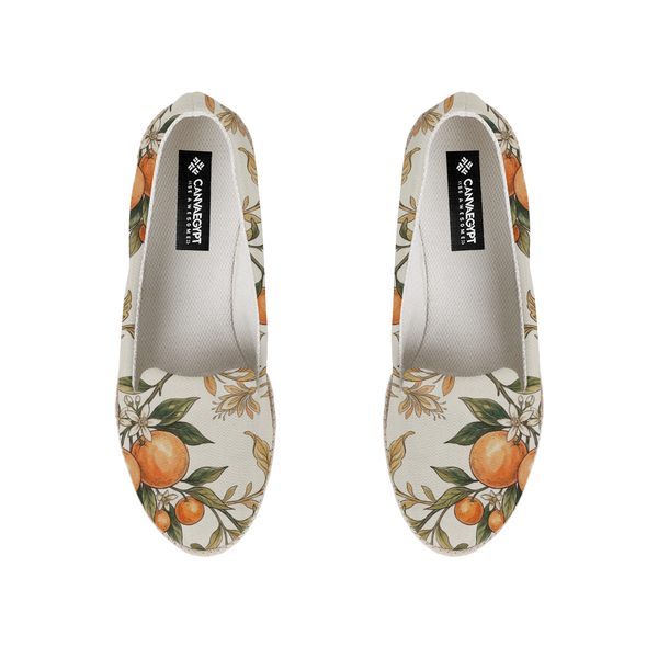 Nook Espadrille – Vintage Citrus Orange Blossom - 1