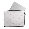 Pink Bow Dreams Laptop Sleeve