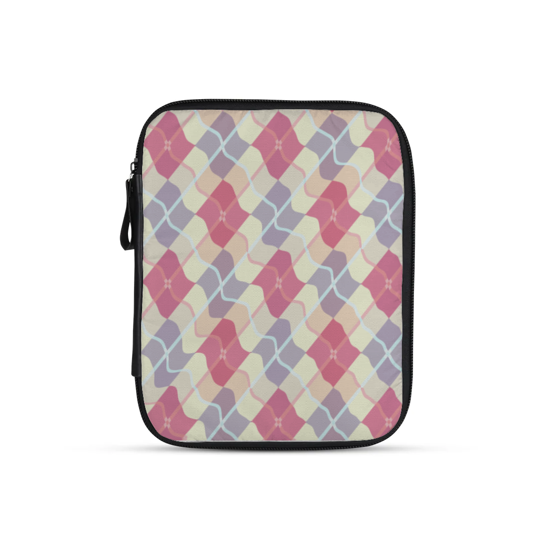 pink pattern design printed on a tablet sleeves — ECADRA
