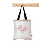 Pink Roses design printed on a bags — ECADRA