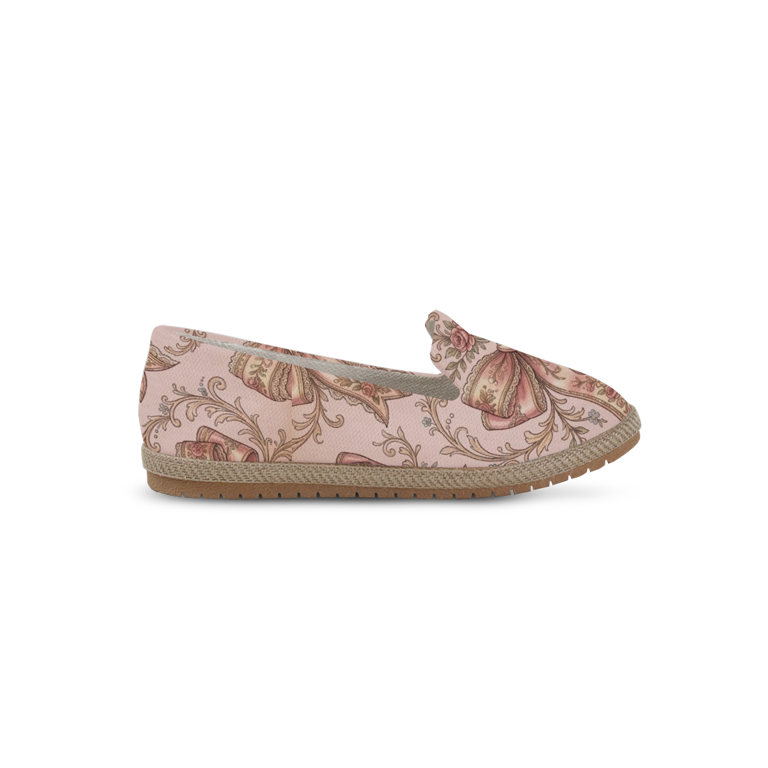 Havana Espadrille Romantic Coquette Vintage Rose Lace Bows