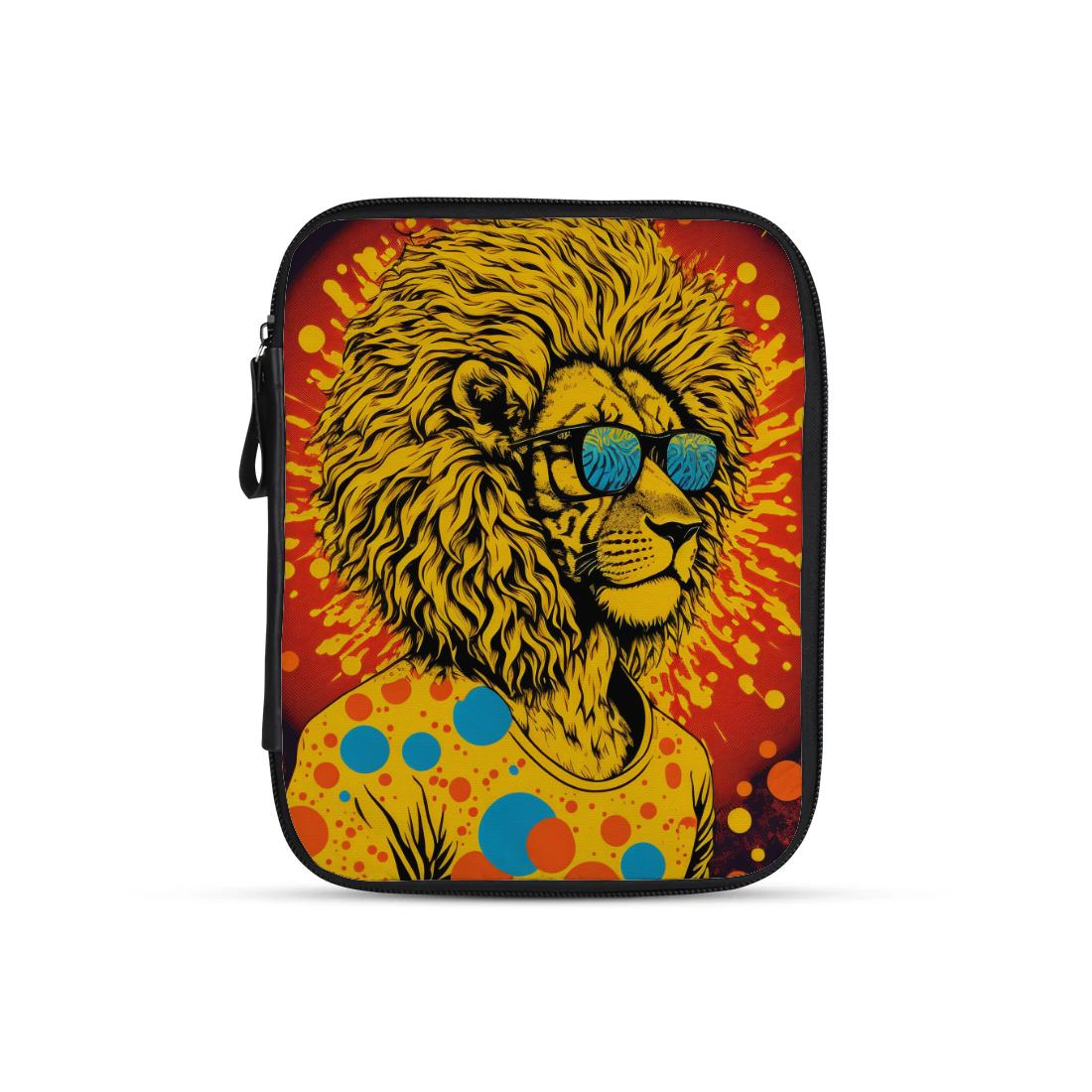 Pop up Lion design printed on a tablet sleeves — ECADRA
