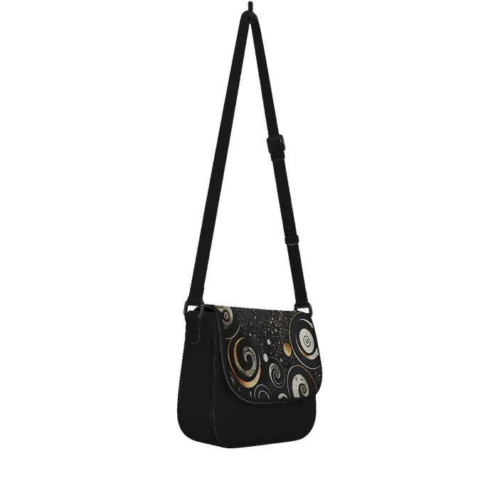 Black Messenger Crossbody Scope