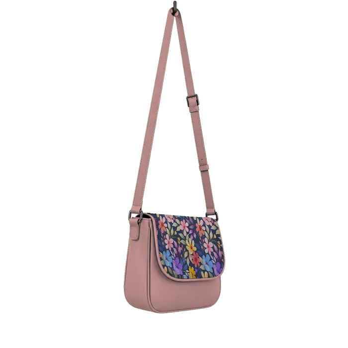 Rose Messenger Crossbody floral