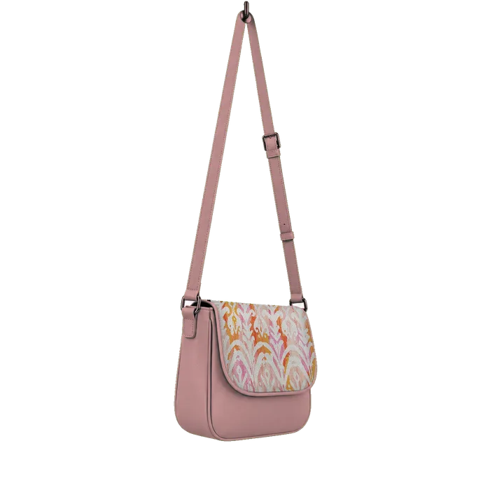 Rose Messenger Crossbody Rose ikat