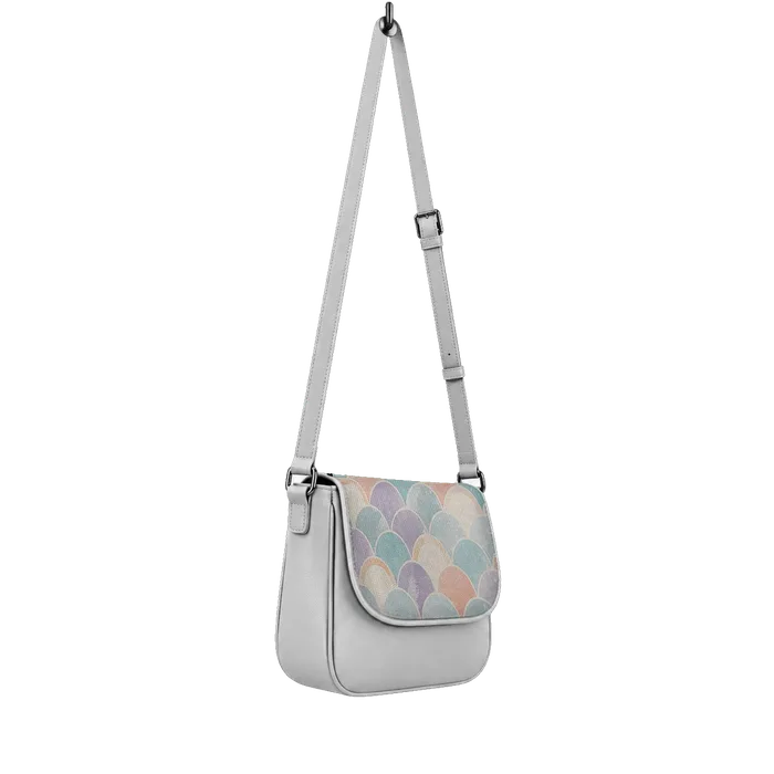 White Messenger Crossbody Prickly Pear