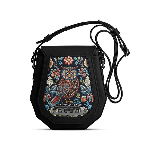 Black Polygon Crossbags Night Owl - 1