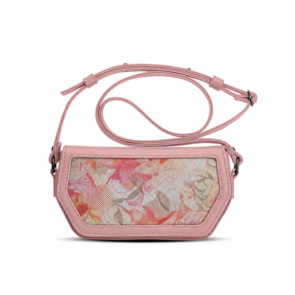 Rose Swag Crossbody Art – شنطة كروس ميني مرسوم عليها رسمة فنية بالألوان – ECADRA