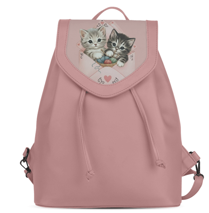 Rose City Serenade Backpack Kitschy Cats In The Valentine envelope